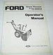 Ford 09GN5143 09GN5144 Walk-Behind Snow Thrower Blower Operators Manual ORIGINAL