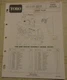 Toro 5 hp tiller 58220 58231 Parts Catalog Manual 1973