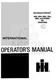 International 1566 and 1568 Owners Operators Manual IH