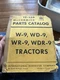 International TC-32D Parts Catalog W-9 WD-9 WR9 WDR9