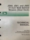 John Deere JS60 JS61 & JS63 21-Inch Walk-Behind Mowers Steel Deck TM1710 1DEC97