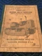 ORIGINAL ALLIS CHALMERS MODEL HD21 HD 21 CRAWLER TRACTOR PARTS CATALOG MANUAL