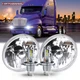 for Kenworth T2000 Halo 7inch Round LED Headlights Repalcement Hi-Lo Sealed Beam