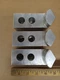 Aluminum Soft Jaws, 1.5mm x 60, for Kitagawa B-210 Type Chucks, Set of Three