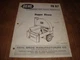 Gehl FB 87 Hopper Blower Service And Parts Manual Form No. 900971
