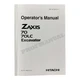 HITACHI ZAXIS ZX 70&nbsp;70LC EXCAVATOR OPERATORS MANUAL 060001-