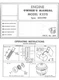Kohler Engine Model K321S Spec. 60239D Owner's Manual