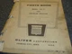 Oliver Model OC-3 Gas Crawler Tractor Parts Catalog IWH000-Up & 3500000-Up xo