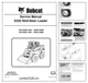 Bobcat S220 Skidsteer Loader Service Manual SN A5GK11001 A5GL11001 PDF