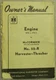 International Harvester McCormick No. 52-R Thresher Engine Owners Manual OEM