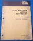 FIATALLIS FUEL INJECTION NOZZLE ASSEMBLIES SERVICE SHOP REPAIR MANUAL