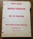 Massey Ferguson MF 175 Tractor Part Catalog Manual Book 1965 ORIGINAL Gas LP Dsl