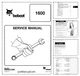 Bobcat 1600 Skid Steer Loader Service Manual 6566906 PDF