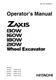 HITACHI ZAXIS ZX 180W&nbsp;210W EXCAVATOR OPERATORS MANUAL #1