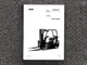 Crown PE4500-80 Forklift Pallet Truck Parts Catalog Manual
