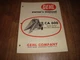 Gehl CA 600 Quick Switch One Row Attachment Owner's Manual Form No. 045686