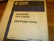 Allison 3000MH 3000TRV MD3060 MD3060P MD3060R Transmission Parts Catalog Manual
