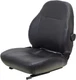 Fits Komatsu Skid Steer Seat Assembly - Fits Various Models - Black Vinyl