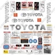 Fits Toyota 7FBEU15 Forklift Decal Kit - 7 YEAR OUTDOOR 3M VINYL!
