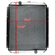 RADIATOR FITS KOMATSU PC300-6 PC350-6 PC400-5 PC450-5 PC340-6K ,208-03-51111