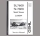 GEHL SL-7600 SL-7800 Skid Steer Loader Shop Service Repair Manual - 908275