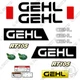Fits GEHL RT105 Decal Kit Track Loader - 7 YEAR OUTDOOR 3M VINYL!