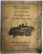 Allis-Chalmers Model 60 All Crop Harvester Operator's Manual TPL-86B