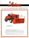 1976 Ariens Garden Tractor Brochure Sno-Thro Hydrostatic Drive S-14H S-16H S-12H