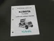 Kubota T1700HX Lawn and Garden Tractor Parts Manual Exploded View Diagram Book