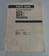 Parts Catalogue / Parts Catalogue Komatsu Bulldozer D37E-2 / D37P-2 Stand 09/1987