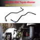 For Toyota 4Runner 1996-2002 Right and Left Front Brake Line Tubes Metal Black