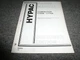 HYPAC C766B & C778A Compactor Parts Catalog Manual Book P/N 0852622 xz