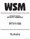Kubota RTV1100 Service Manual Utility Vehicle