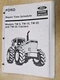 Ford New Holland Repair Time Schedules,  Models TW-5 TW-15 TW-25 TW-35 Tractors