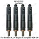 4Pcs Fuel Injector 4W2955 2645K002 For Perkins 4.236 Engine Caterpillar 428 438~