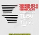 Takeuchi TL150 Decal Set Sticker Skid Steer TL 150
