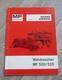 Massey Ferguson Combine Harvester MF520 + MF525 Owners Manual