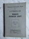 CAT Caterpillar D8800 Power Units Operator's Instruction Manual 1963 SN 5E5001