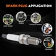 14 132 11-S DCPR6E Spark Plug for Kohler XT650 XT675 XT775 XT800 RH255 RH265 ...