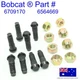 fits Bobcat 8 Wheel Lug Nuts 8 Splined Stud Bolts 6564669 6709170 1600 2000 2400