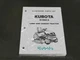 Kubota G1800-S Lawn and Garden Tractor Parts Manual Exploded View Diagram Book