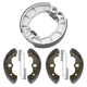 Front & Rear Brake Shoes for Honda TRX450ES TRX450FE Fourtrax Foreman Es 4X4