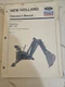 New Holland Owners Manual Book Bh-134