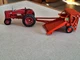 Vintage Ertl Die Cast Farmall 300 #F-4 Tractor and Allis Chalmers Roto Baler