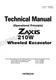 HITACHI ZX210W Excavator Service manual Operational Principle