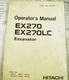 HITACHI EX270 EX270LC  OPERATORS MANUAL