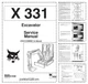 Bobcat X331 Excavator Service Manual SN 511920001 PDF