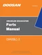 Daewoo Doosan DX420LC-3 Crawler Excavator Parts Catalog Manual