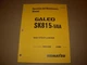 Komatsu SK815-5NA  Skid Steer Loader Operation Maintenance Manual s/n A10001 -up
