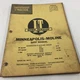 Genuine I&T Minneapolis-Moline Shop Manual MM-15 1965 UB UTS 5 Star M504 G705